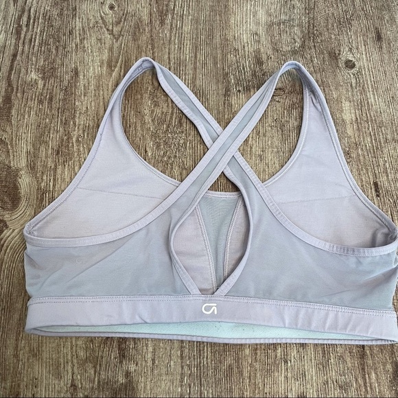 Gap Fit Lavender Cross Back Sports Bra - Picture 2 of 4